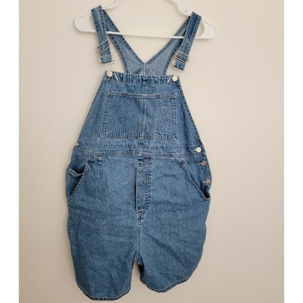 Vintage Motherhood  Oversize Women Blue Denim Overall Size small